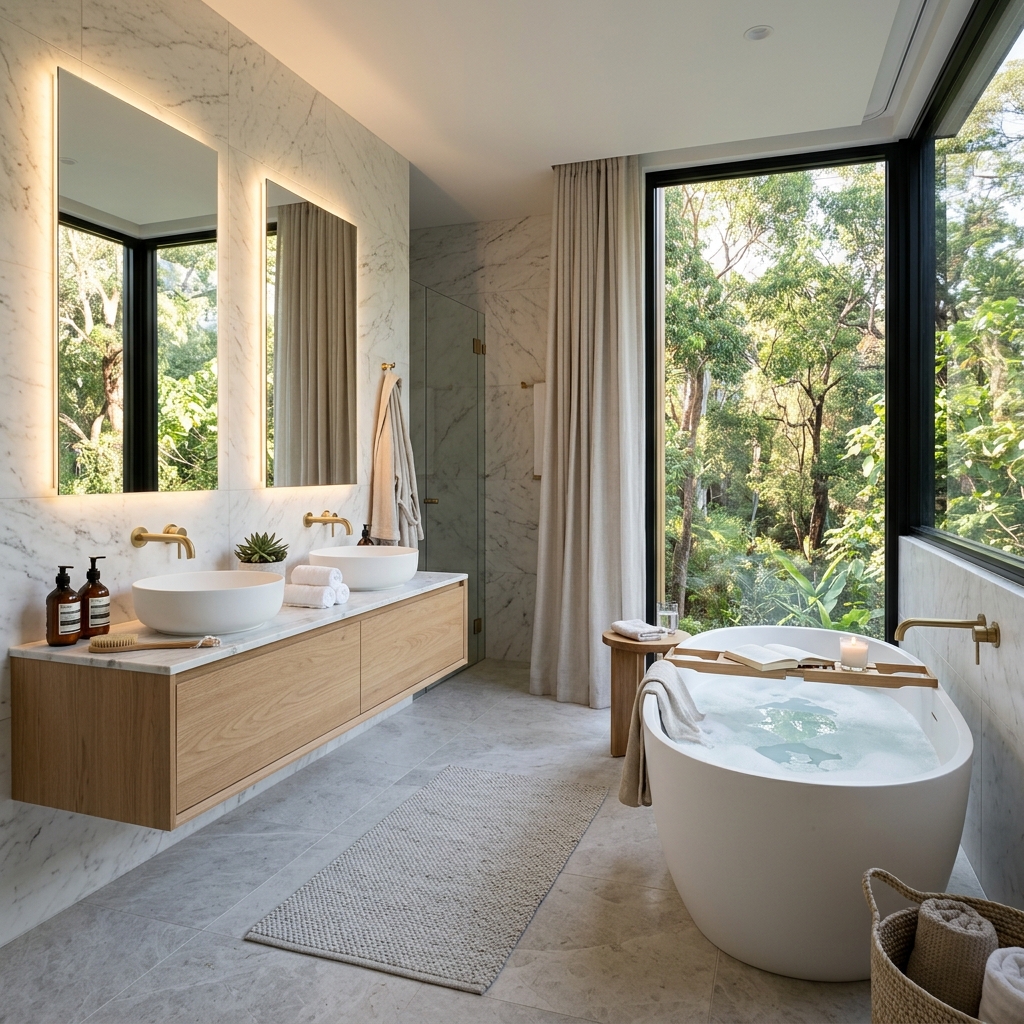Luxury bathroom remodel